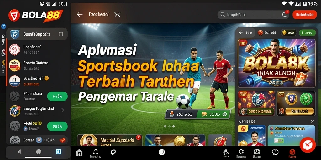 Tampilan gameplay BOLA88 dalam melakukan taruhan olahraga.