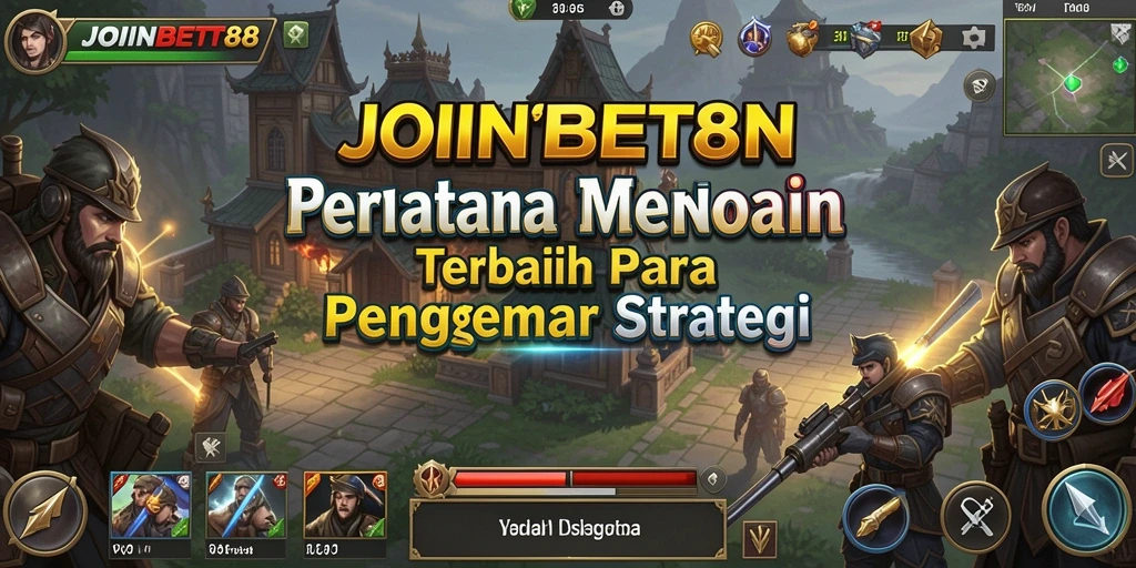 Screenshot gameplay JOINBET88 menampilkan strategi menara yang mendebarkan.
