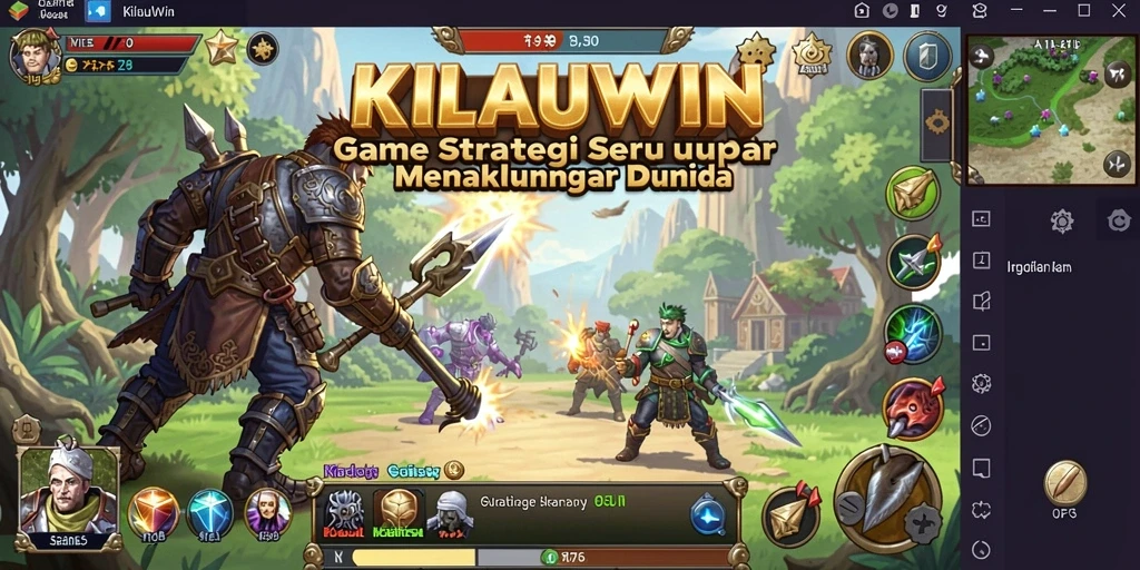 Tangkapan layar gameplay KILAUWIN yang mendebarkan dengan strategi yang cerdas.