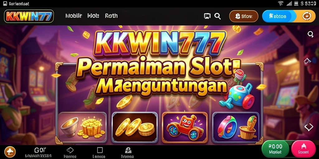 Tampilan gameplay menarik dari KKWIN777 dengan slot yang mengasyikkan.