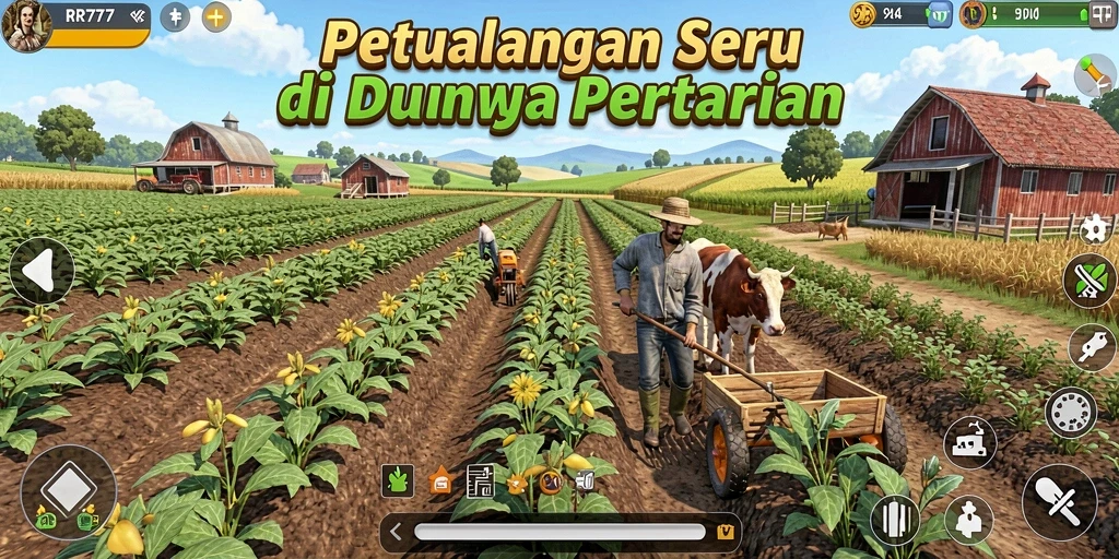 Gameplay seru di dunia pertanian yang penuh warna.