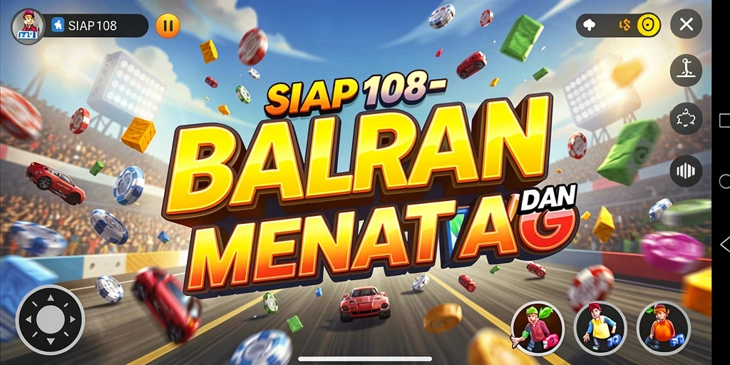 Tampilan mengasyikkan dari gameplay Racing di SIAP108.